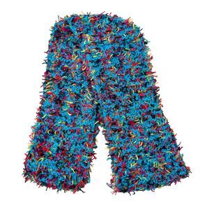 Chico's Scarf Women's Blue Hand Knitted Jazzy Fashion Splash Muffler - One Size